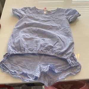 J crew kids seersucker outfit